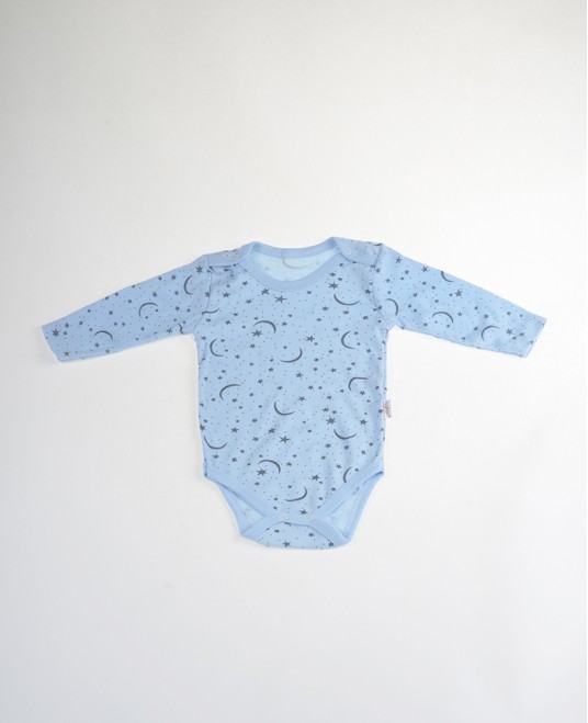 Öz. Nynm-1662 1-3Y Ay Yıldızlı Çıtçıtlı Badi Öz. Nynm-1662 1-3Y Ay Yıldızlı Çıtçıtlı Badi